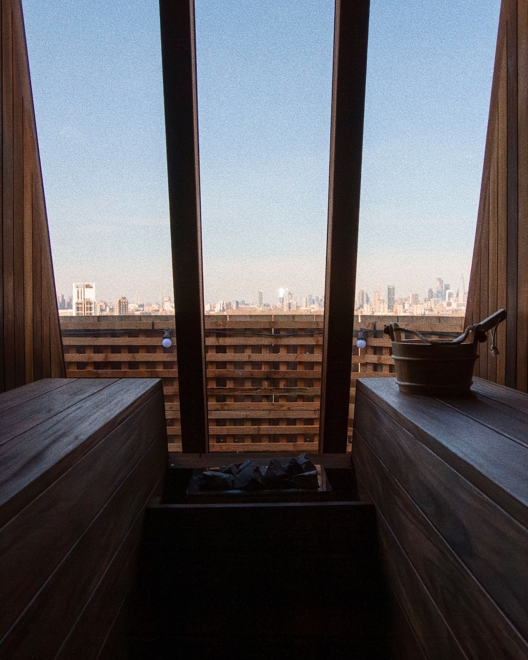 A timber Finnish sauna (all to yourself) at Brixton sauna